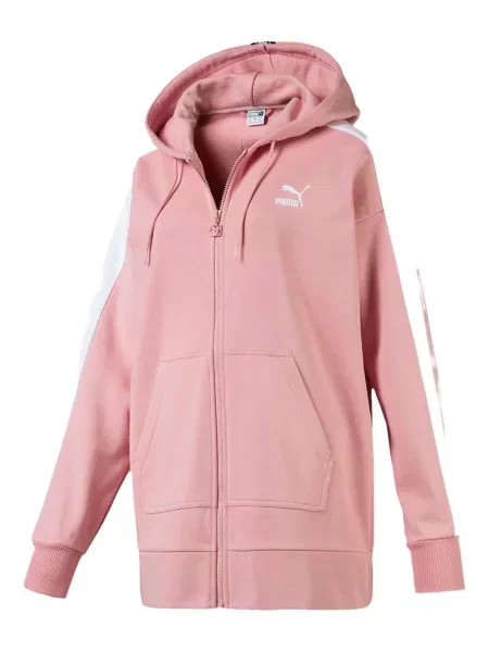 Hanorac cu glugă Puma roz