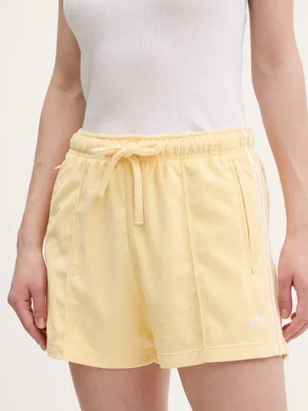 Adidas Pantaloni scurți sport Terry Towel Firebird galben