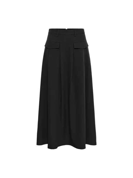 Spódnica midi Kaffe czarna