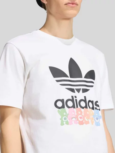 T-shirt o kroju regular fit z czystej bawełny Adidas Originals biała