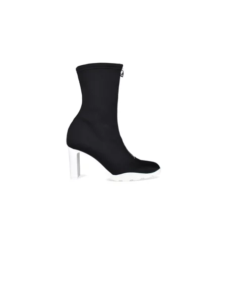 Botki Alexander Mcqueen skórzane czarne