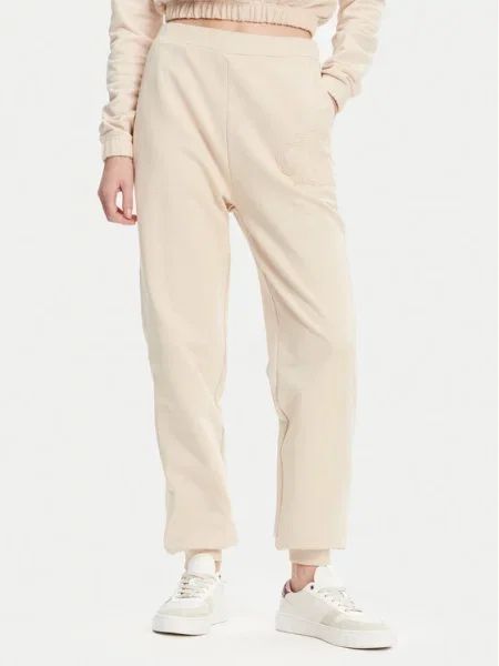 Calvin Klein Jeans Spodnie dresowe beżowy