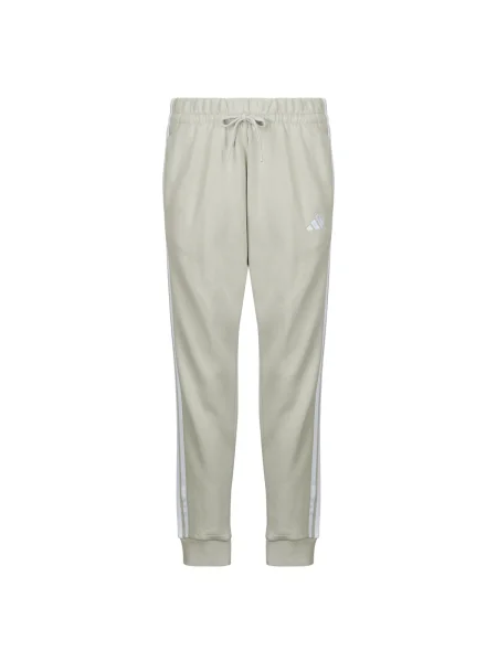 Pantaloni de jogging Adidas din fleece cu dungi bej