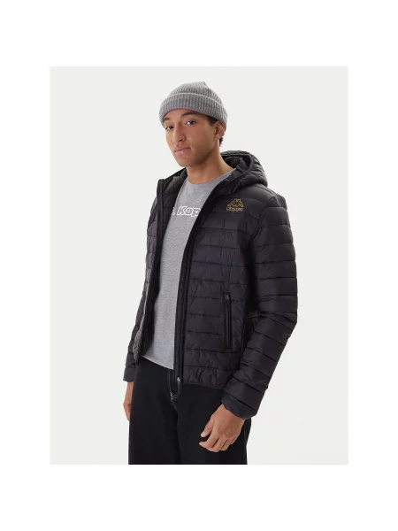 Kappa Μπουφάν μεταβατικό Logo Astrom Slim Fit μαύρο