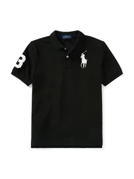 Polo Ralph Lauren Detská polokošeľa čierna