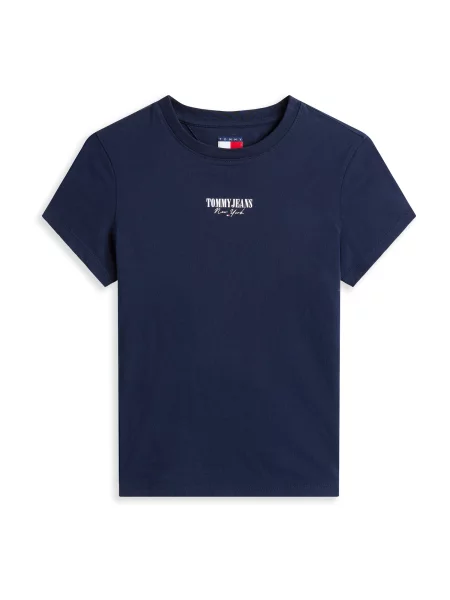Tommy Jeans Tricou Essential Bleumarin alb