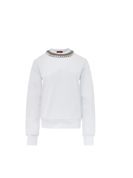Bluza Gucci z kołnierzem biała