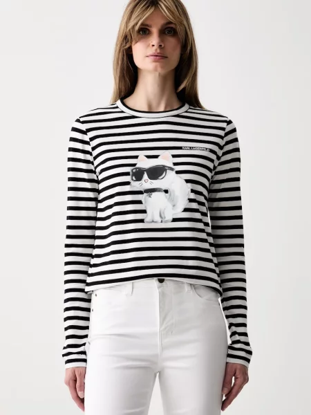 Karl Lagerfeld longsleeve IKON czarna
