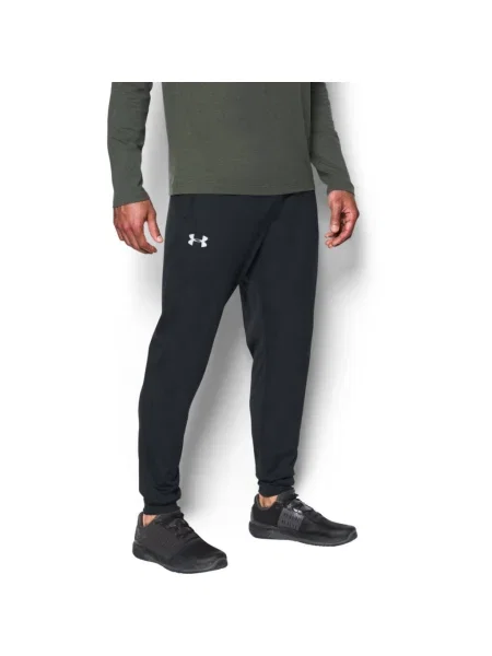 Kalhoty Under Armour Sportstyle Tricot Jogger black/white černé