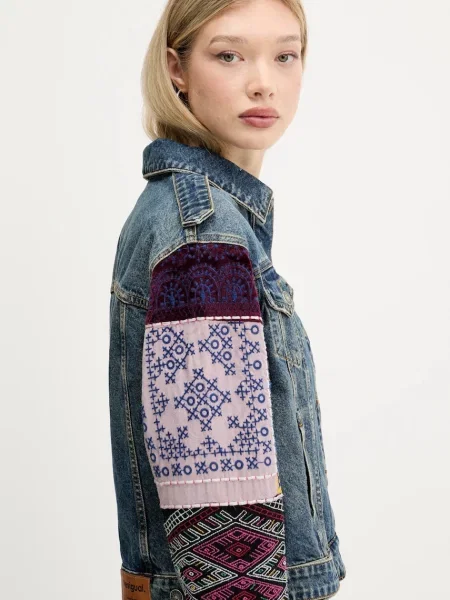 Джинсовая куртка Desigual синяя