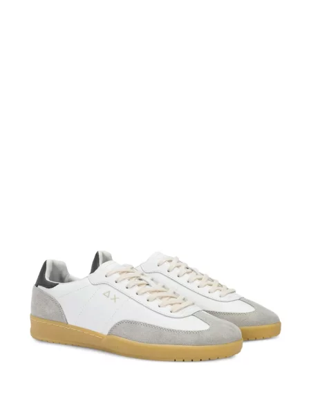 Sneakerși Sun68 din piele alb