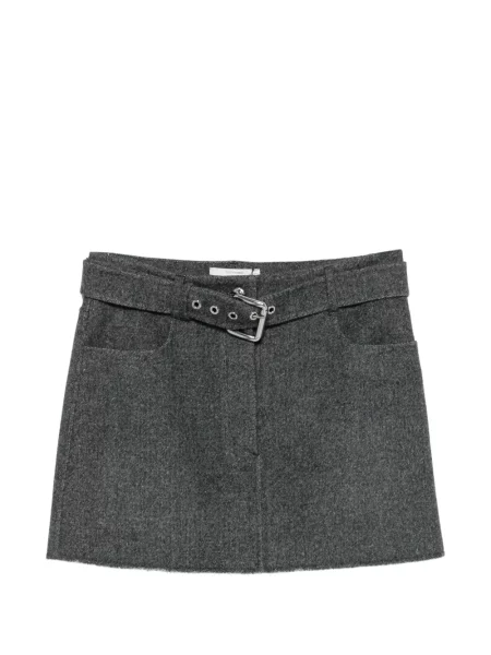 Mini sukňa Sportmax sivá