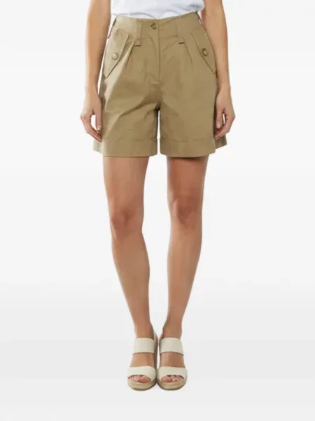Pantaloni scurți Elisabetta Franchi cu talie înaltă