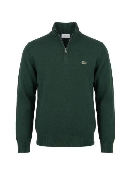 Πουλόβερ Lacoste με αυτόγραφο πράσινο
