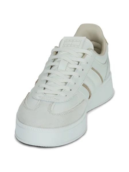 Sneakerși Tommy Jeans alb