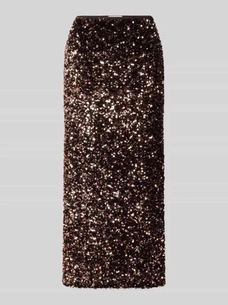 Spódnica midi z cekinami i rozcięciem Rich & Royal