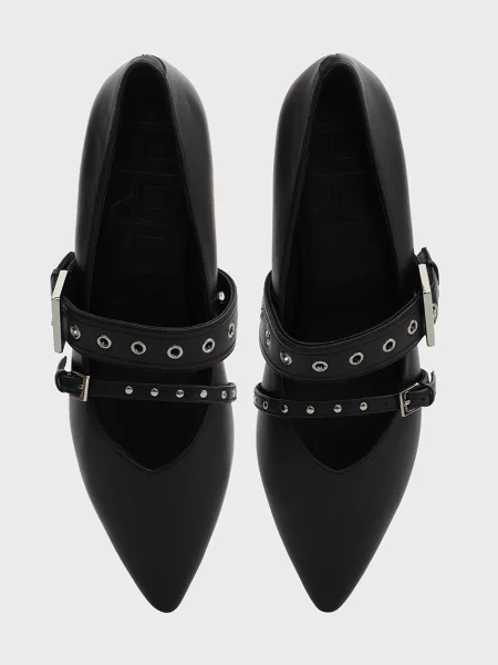 Кожаные балетки Prpy черные