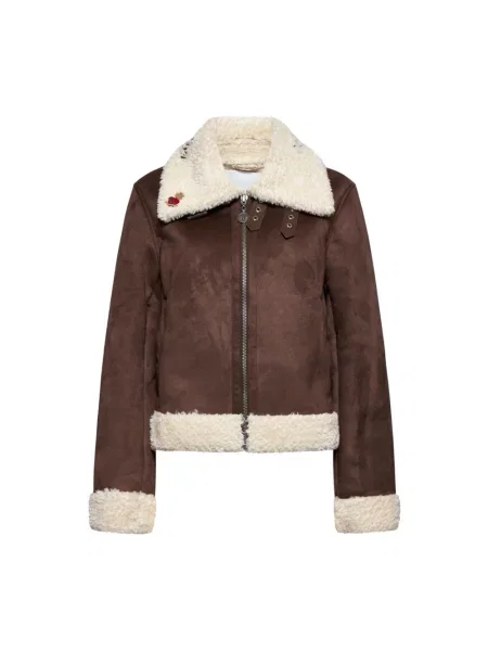 Kołnierzykowy kurtka Richmond brązowa