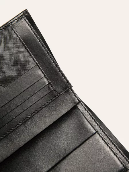 Joop! Δερμάτινο πορτοφόλι μαύρο