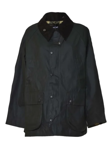 Palton Barbour de catifea cord negru