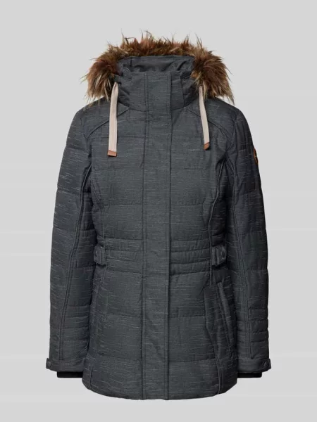 Kurtka pikowana z obszyciem ze sztucznego futra model ‘Oivia’ G.i.g.a. Dx