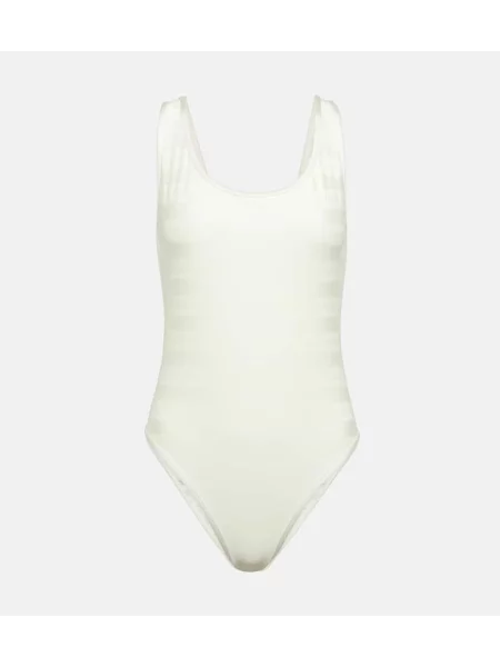 Costum de baie Balmain cu dungi alb