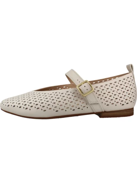 Balerinki Clarks skórzane białe