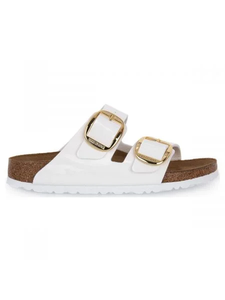 Birkenstock Bőr papucs Arizona fehér