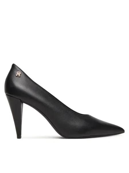 Tommy Hilfiger Lodičky Th Smooth Leather Pump čierna