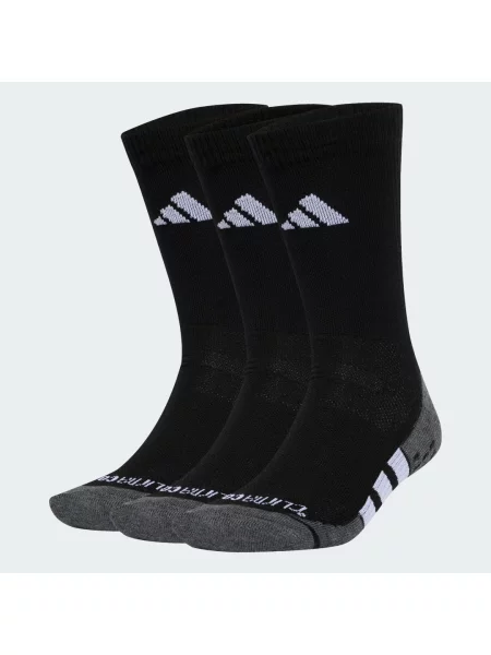 ADIDAS PERFORMANCE Sportovní ponožky Performance Grip CLIMACOOL Cushioned Crew 3 Pairs šedý melír bílá černá