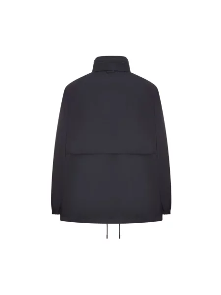 Wiatrówka Saint Laurent z kapturem czarna