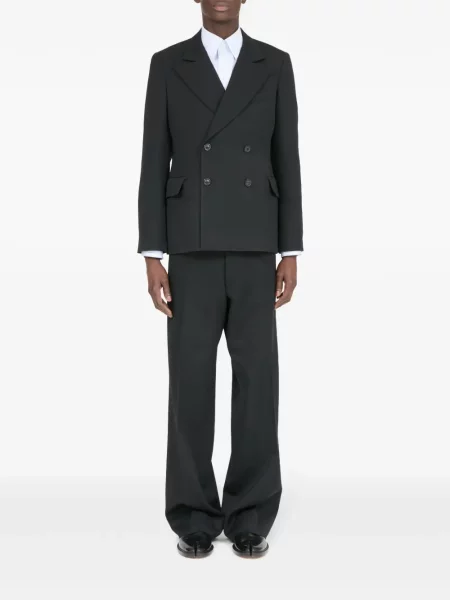Vilnonis švarkas Maison Margiela juoda