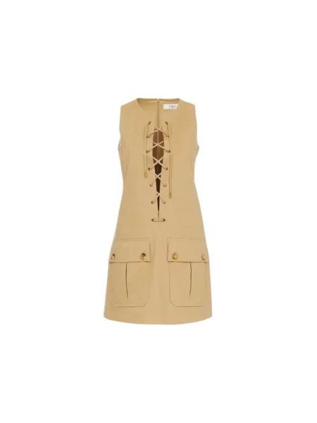 Sukienka Chloe brązowa