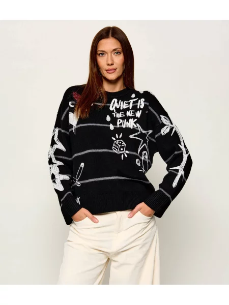 Pinko De lână pulover Nuova Andros negru