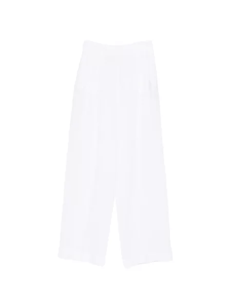 Pantaloni 120% Lino de in alb
