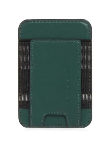Portofel Piquadro din piele verde