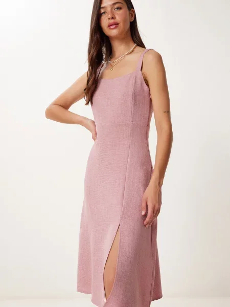 Happiness İstanbul Rochie de vară pal roz