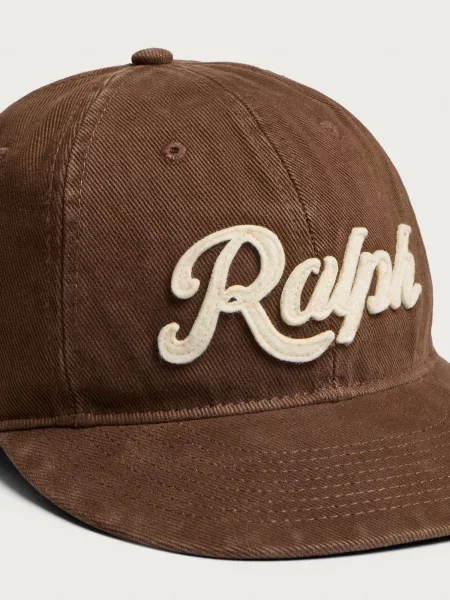 Czapka z daszkiem Polo Ralph Lauren brązowa