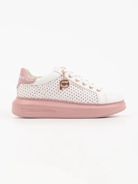 Karl Lagerfeld Kapri sneakers pentru femei din piele alb