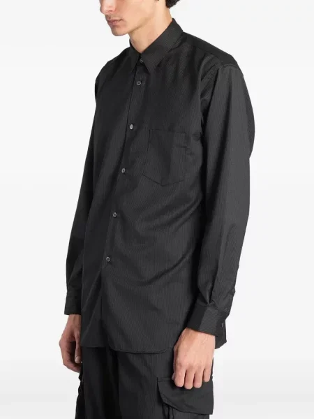 Cămașă Comme Des Garçons Shirt cu dungi negru