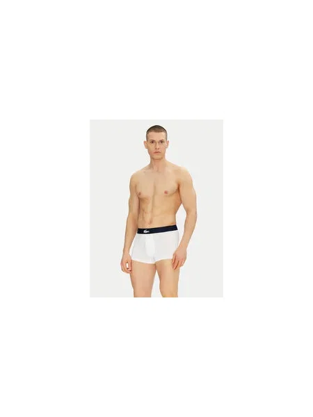Lacoste férfi boxeralsó csomag kakukkfű/tengerészkék/fehér. Méret: L fehér