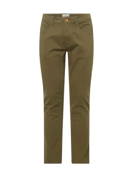 BLEND Pantaloni eleganți oliv negru