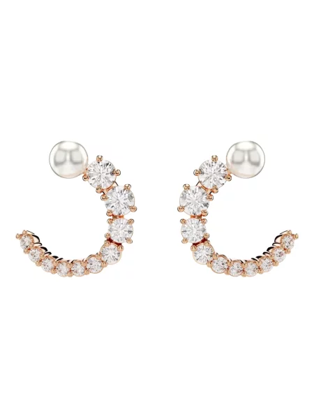 Kolczyki Swarovski białe