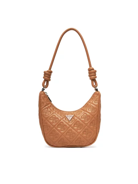 Τσάντα Guess Adelasia καφέ