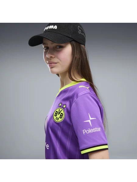 PUMA Młodzieżowa koszulka dodatkowa Borussia Dortmund Odzież fioletowy