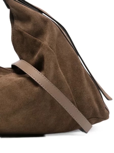 Geantă shopper Loristella din piele maro