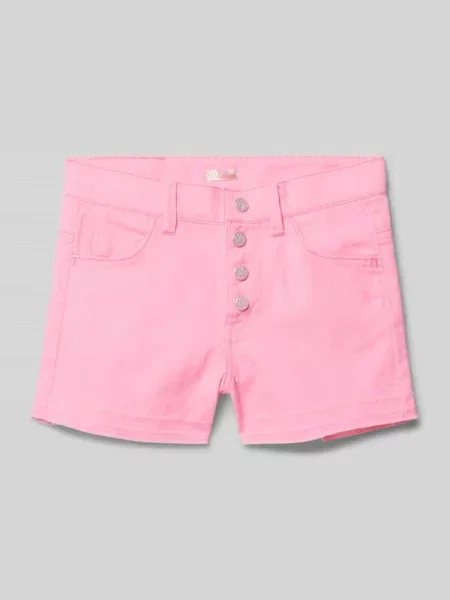 Szorty o kroju regular fit z elastycznym pasem Billieblush różowe