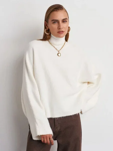Dilvin Pulover Pullover prljavo bijela