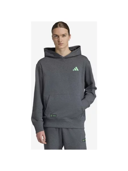 Bluza z kapturem Adidas Mercedes AMG XS szara