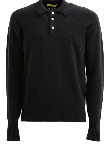 Lung tricou polo Drumohr negru